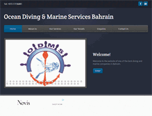 Tablet Screenshot of oceandivingbh.com